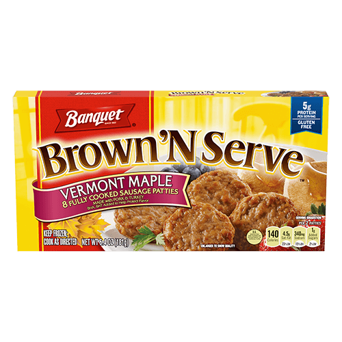 Brown 'N Serve Maple Sausage Patties