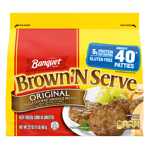 Brown 'N Serve Original Patties
