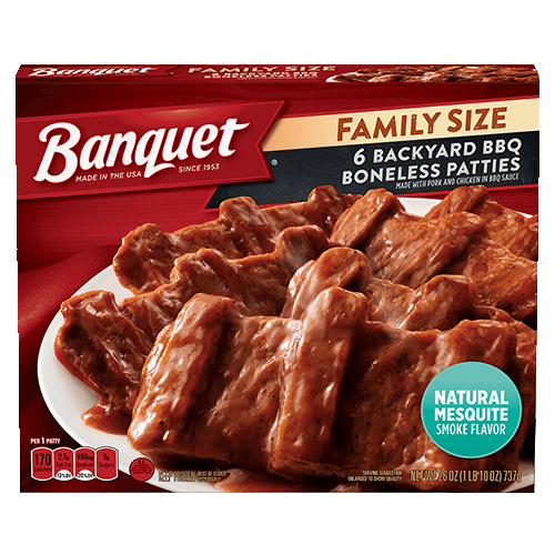 Family Size 6 Backyard BBQ Boneless Patties